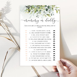 Eukalyptus Who It Mommy or Daddy Game