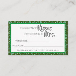 Eukalyptus Wie viele Küsse für Mrs. ShowerGame-Kar Platzkarte