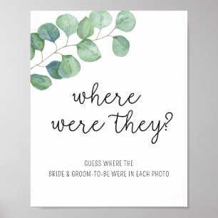 Eukalyptus - Wo waren sie? Poster