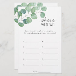 Eukalyptus - Wo waren wir Brautparty