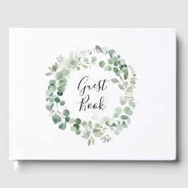 Eukalyptus Wreath Botanical Wedding Guest Book Gästebuch