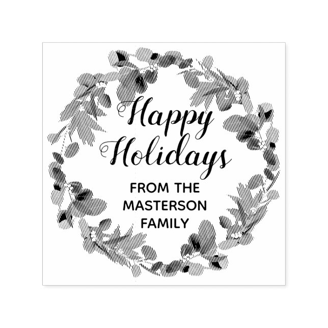 Eukalyptus Wreath Permastempel (Design)