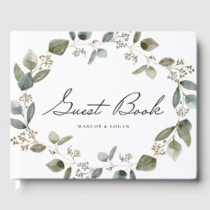 Eukalyptus Wreath Wedding Foto Gästebuch