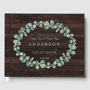 Eukalyptus Wreath Wedding Gästebuch