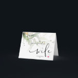 Eukalyptus wünscht sich den ersten Geburtstag als  Karte<br><div class="desc">Dieser niedliche Geburtstag als meine Ehefrau Card ist ein lustiger Weg,  um den Geburtstag Ihrer neuen Ehefrau zu feiern!</div>