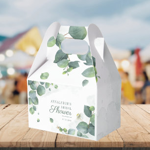 Eukalyptusblätter Botanische Grünpflanzen Brautpar Geschenkschachtel