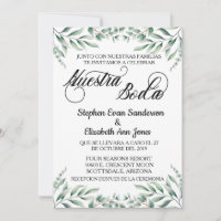 Eukalyptusblätter der spanischen Hochzeit Nuestra