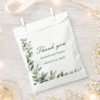 Eukalyptusblätter Hochzeitsgeschenk-Tüte Geschenktütchen