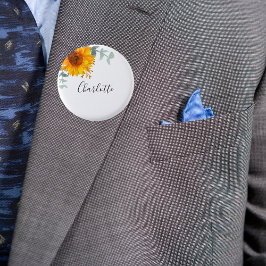 Eukalyptusblume Button