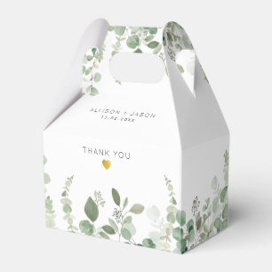 Eukalyptusblütendose Aquarell Gastgeschenk Hochzei Geschenkschachtel