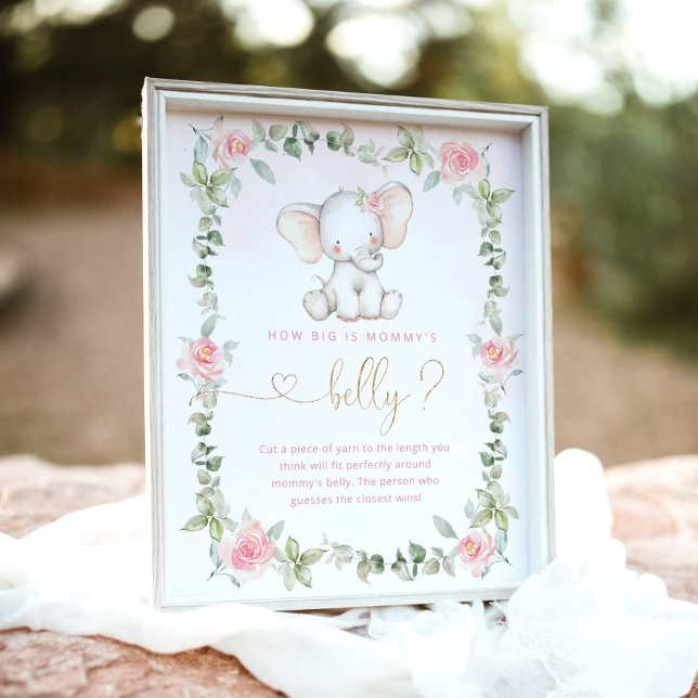 Eukalyptuselefant wie groß das Bauchspiel der Mama Poster (Von Creator hochgeladen)