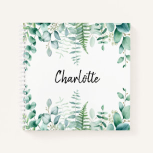 Eukalyptusfarne Notizbuch
