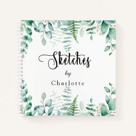Eukalyptusfarne Notizbuch