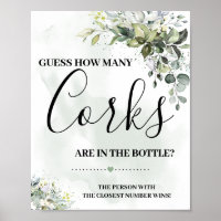 Eukalyptusgrün sukkulent wie viele Korken signiere