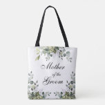 Eukalyptusmutter der Groom Wedding Tote Bag<br><div class="desc">Stilvolle Tasche für die Mutter des Grooms (oder die Braut).</div>