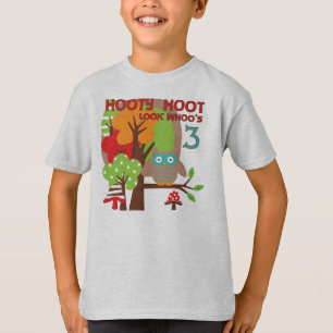 Eule 3. Geburtstag T - Shirt und Geschenke