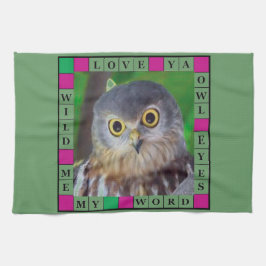 Eule-alishush Handtuch