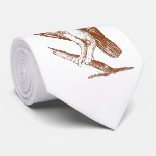 Eule auf Niederlassung Krawatte