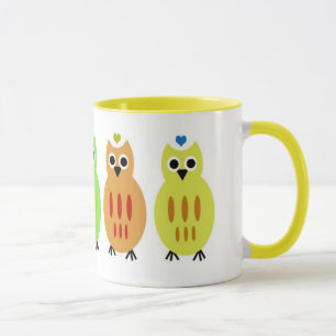 Eule ausgerichtete Tasse