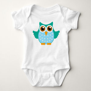 Eule Baby Strampler