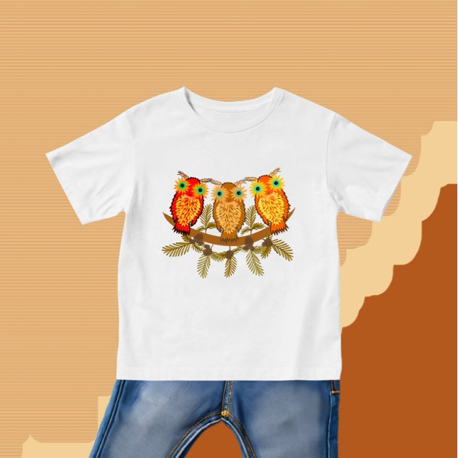 Eule Baby T-shirt (Von Creator hochgeladen)