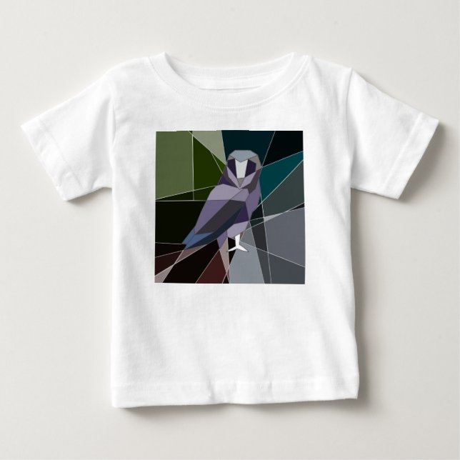 Eule Baby T-shirt (Vorderseite)