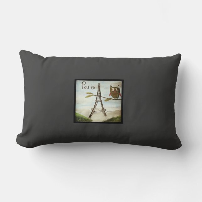 Eule besichtigt Paris, Teil Deux- die Lendenkissen (Vorderseite)