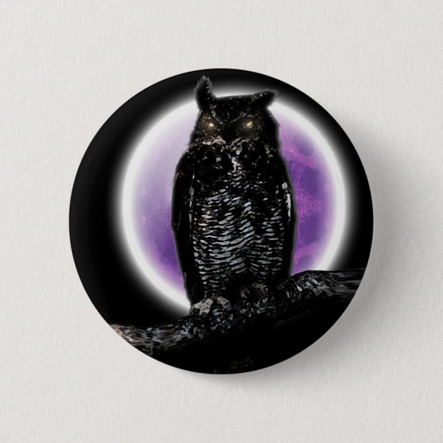Eule Button (Vorderseite)