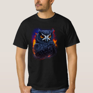 Eule, der Nachtvogel T-Shirt