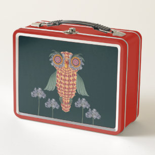 Eule der Weisheit Metall Lunch Box