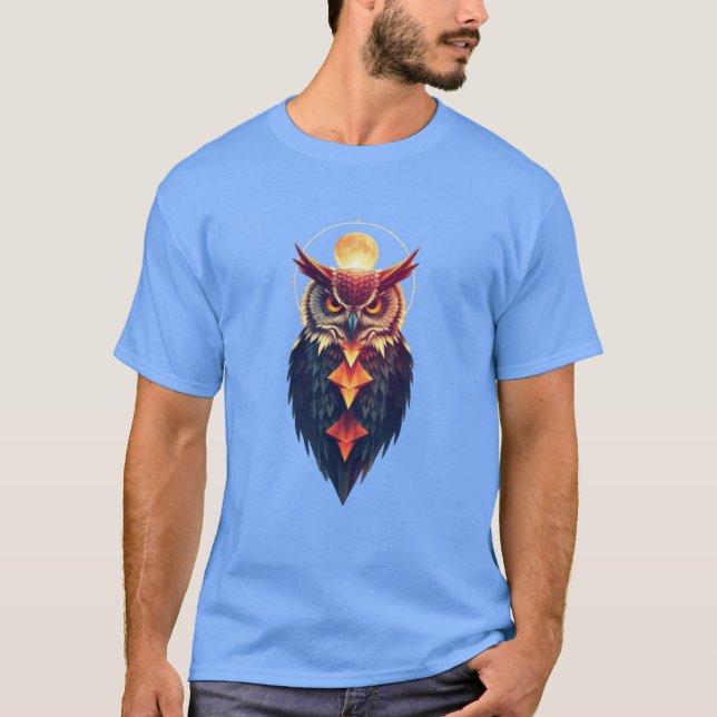 Eule-Design-T - Shirt 9 (Vorderseite)