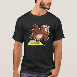 Eule Eule Yoga Übung Sport Gymnastik Ohmmm Herzsch T-Shirt