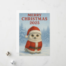 Eule Frohe Weihnachten 