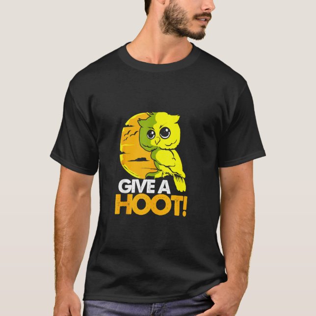 Eule gibt Hoofie T-Shirt (Vorderseite)