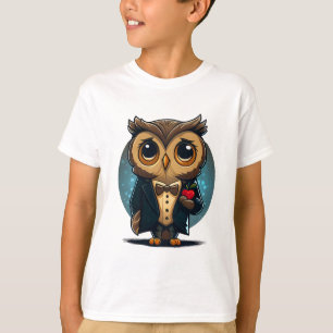 Eule Groom in Liebe: Das perfekte Valentintagsgesc T-Shirt