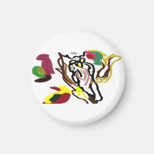 Eule Herbstöl Magnet