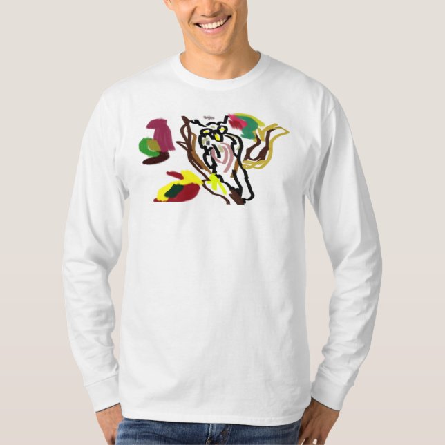 Eule Herbstöl T-Shirt (Vorderseite)