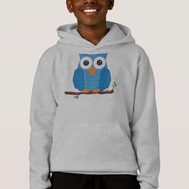 Eule Hoodie (Vorderseite)
