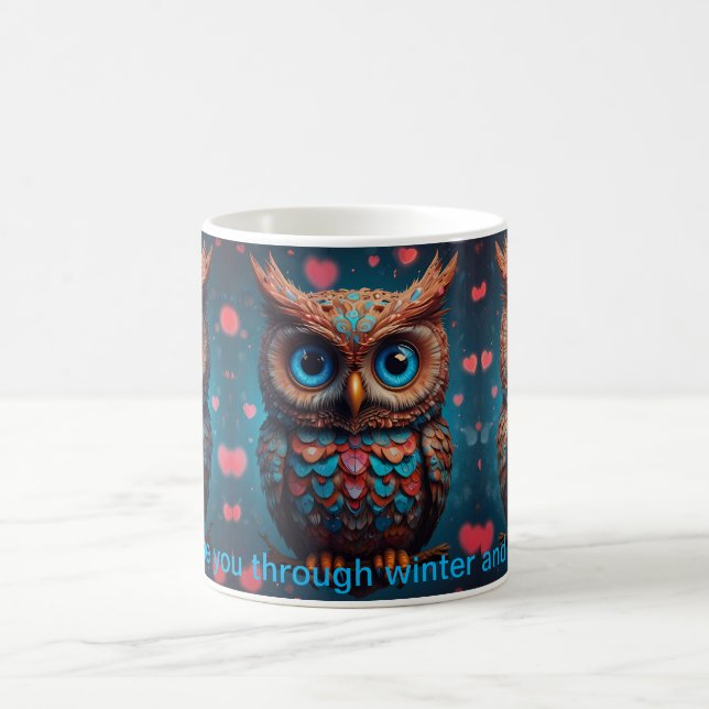 Eule immer Liebe Kaffeetasse (Mittel)