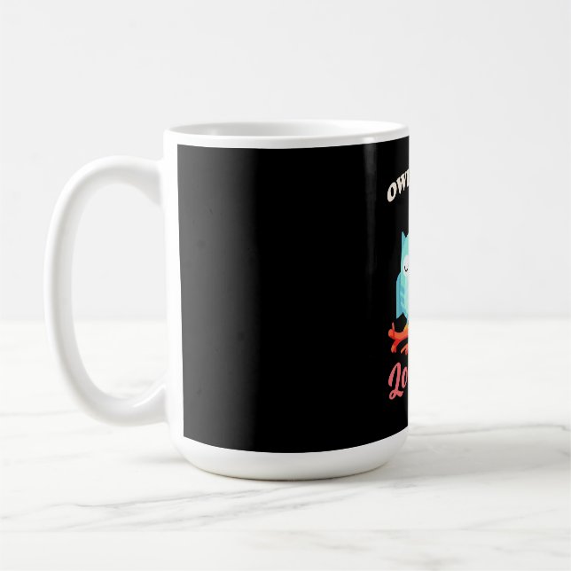 Eule immer Liebe Kaffeetasse (Links)