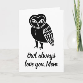 Eule immer Liebe Mama Muttertag Karte
