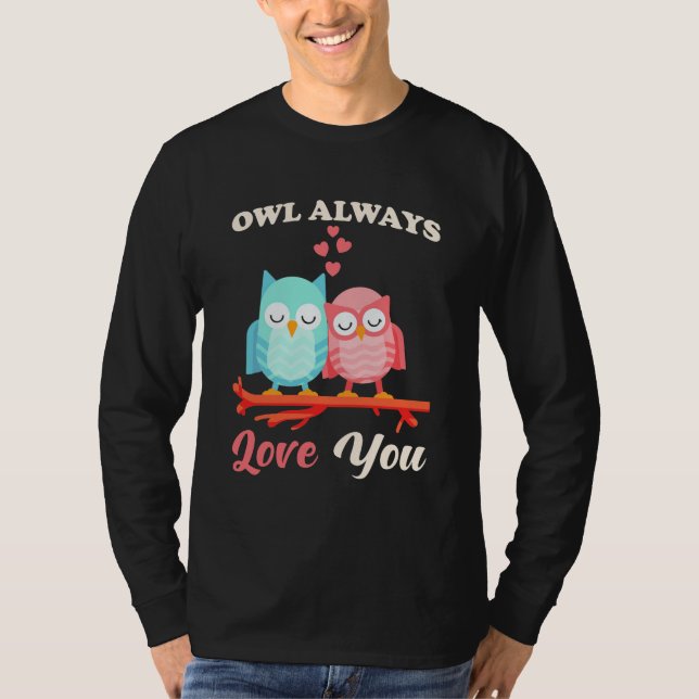 Eule immer Liebe T-Shirt (Vorderseite)