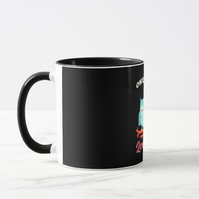 Eule immer Liebe Tasse (Links)