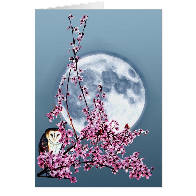 Eule in Pflaumenbaum (Vorne)