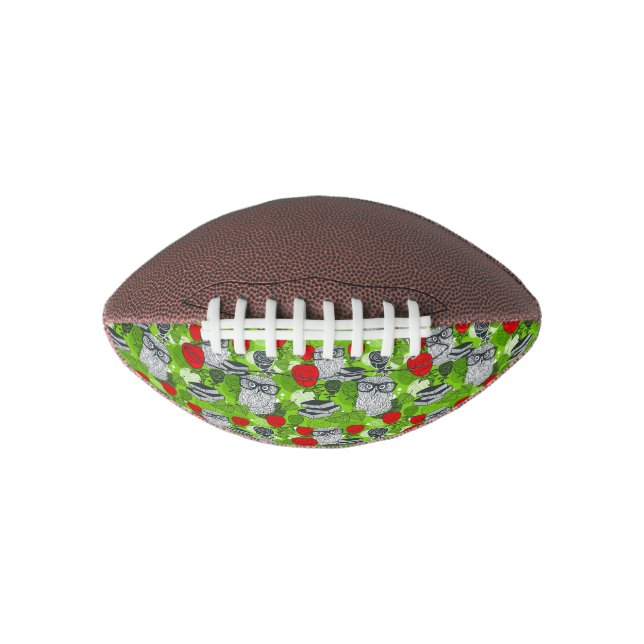 Eule in rote Rosen Football (Vorderseite)
