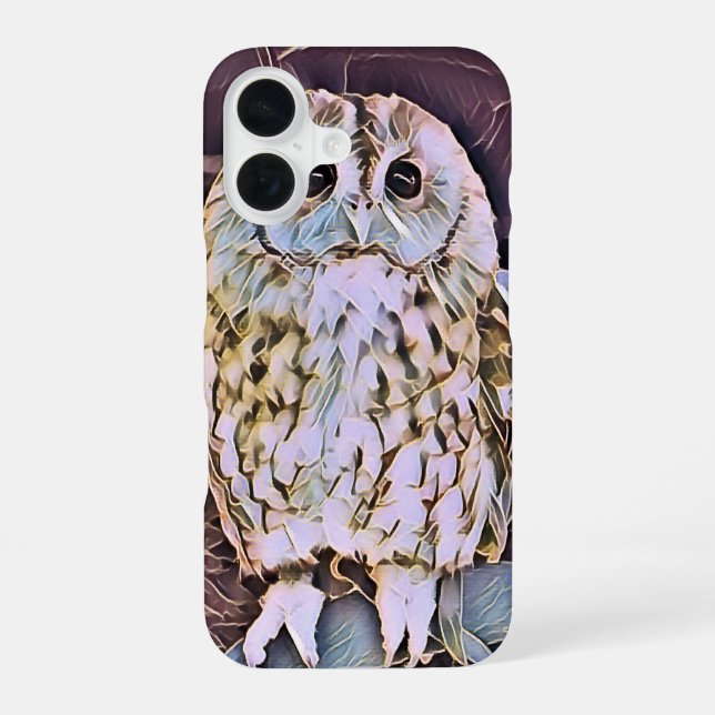 Eule   iPhone 16 hülle (Rückseite)