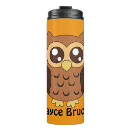 Eule-irgendein Tumbler-Personalisiert-Thermaltumbl Thermosbecher