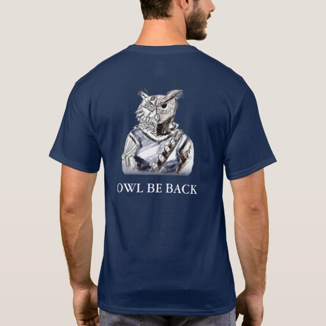 EULE IST ZURÜCK T-Shirt (Rückseite)