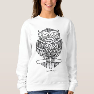 Eule (klassisch) - Damen-Sweatshirt Sweatshirt