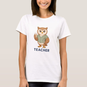 Eule Lehrer T-Shirt